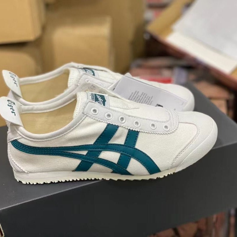 Summer Tiger men's and women's shoes, Onitsuka tiger canvas shoes, slip-ons, breathable couple slip-on athleisure shoes