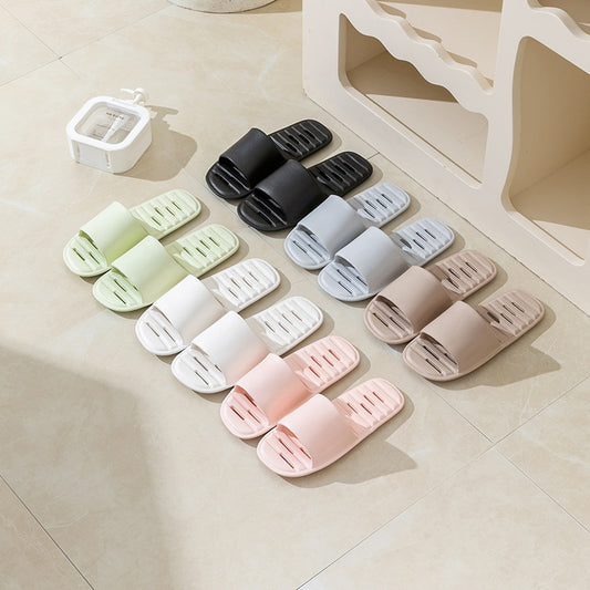 Hotel business trip travel foldable leaky slippers women's home indoor travel artifacts bathroom bathing quick-drying slippers
