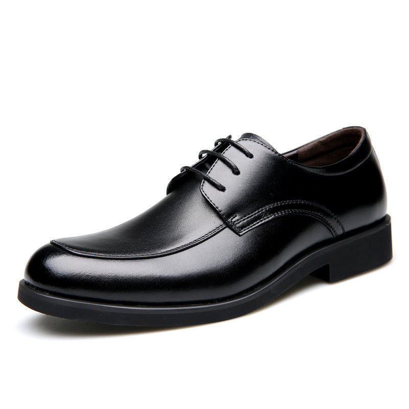 2025 Spring New Men's Classic Business Formal Wear Leather Shoes Cowhide Leather Shoes Casual Single Shoes Derby Men's Shoes