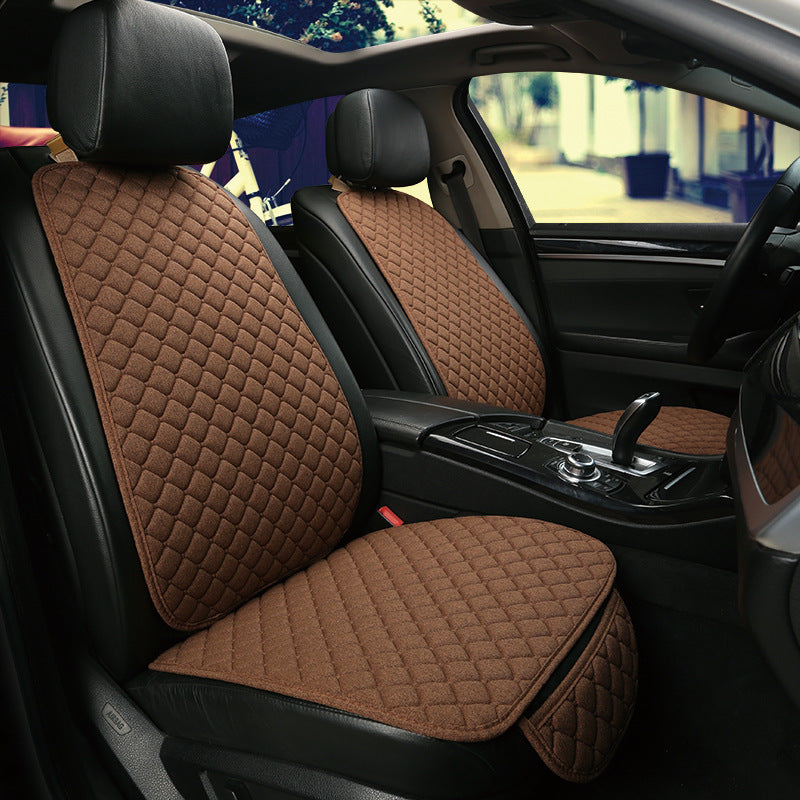Linen car seat cushion General Motors seat cushion foreign trade popular car seat cover car seat cushion three-piece set of seat cushion