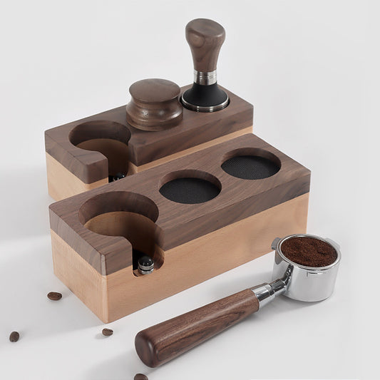 POWDER HAMMER, FILLER, BASE, BAR STORAGE RACK, SOLID WOOD HANDLE, SUPPORT FRAME, ESPRESSO HANDLE, UNIVERSAL 58MM