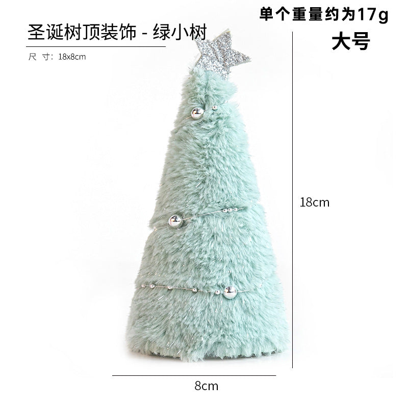 Christmas Christmas Decoration Christmas Tree Decoration Christmas Tree Top Decoration Accessories Pendant Santa Angel Wholesale