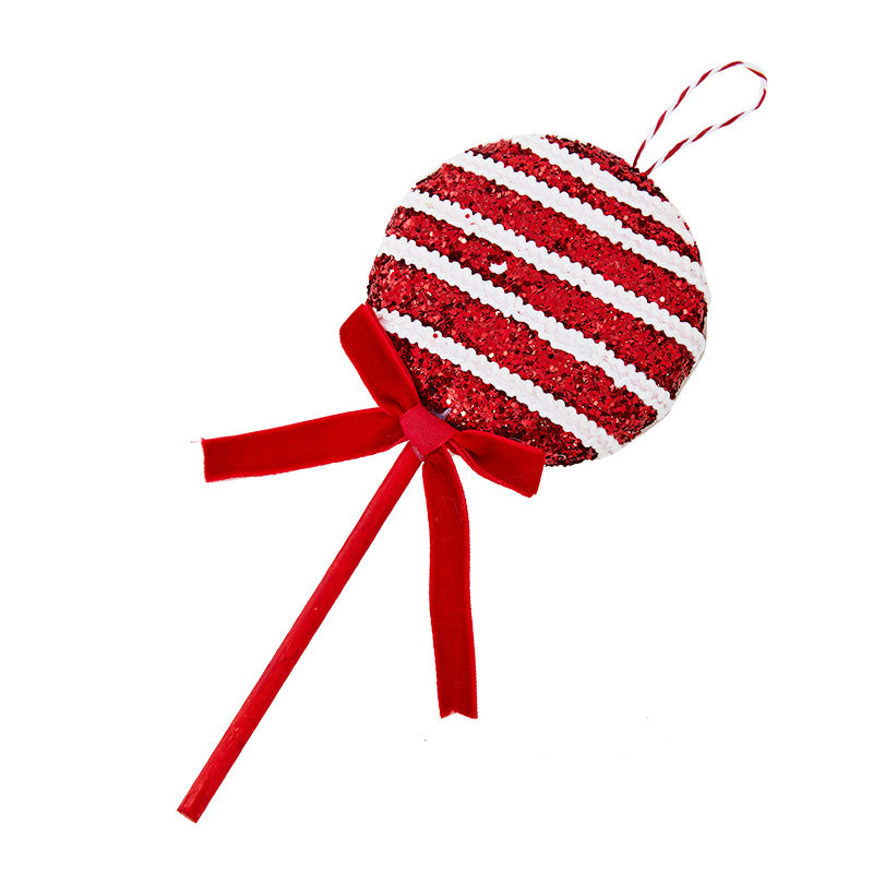 Christmas ornaments, bubble candy cane, red and white christmas tree, creative gifts, hotel mall window decoration pendants