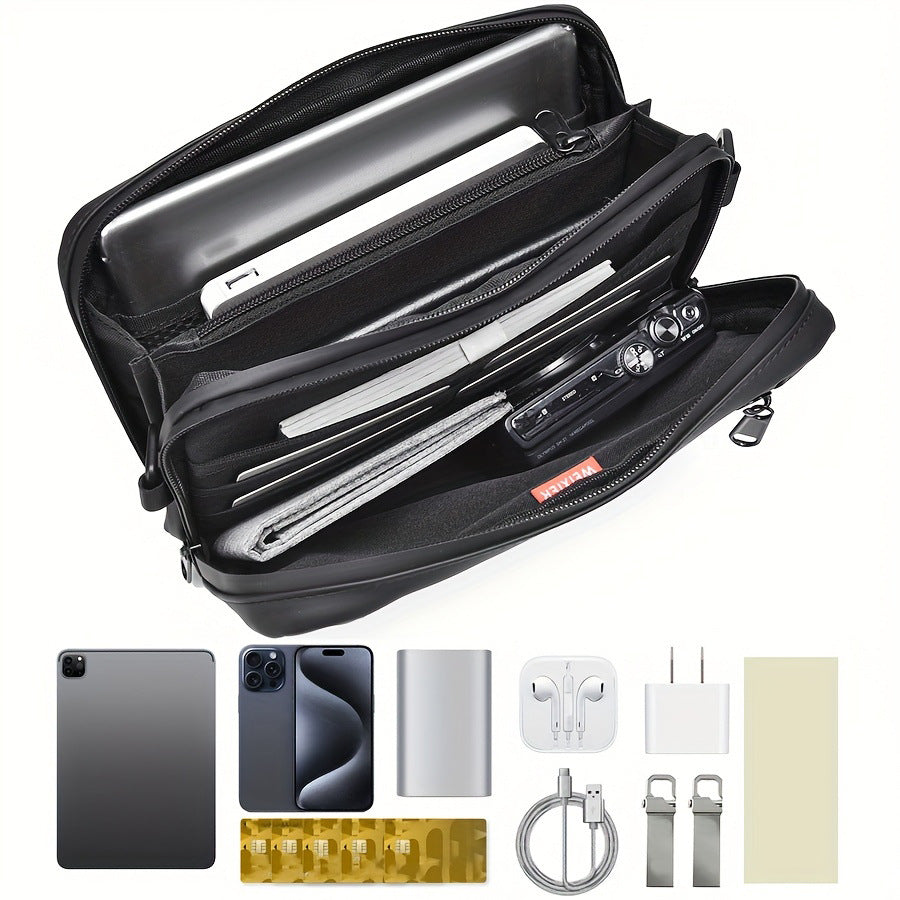 Cross-border fashion new men's shoulder bags, trendy brand small square bags, business commuter men's bags, outdoor crossbody bags, men's bags