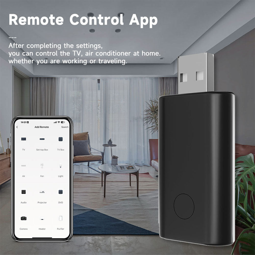 Tuya Wifi Infrared Remote Control Voice Control Mobile Phone Remote Smart Home Air Conditioning TV Universal Remote Control