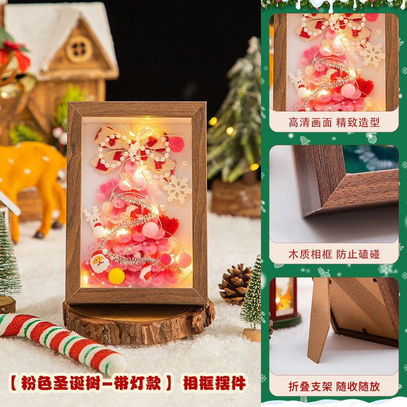 Christmas Hanging Decoration Christmas Tree Car Hanging Decoration Crypto Twist Stick Handmade DIY Material Pack Homemade Creative Gifts