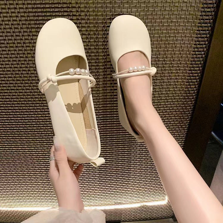 Fairy evening breeze gentle shoes flat single shoes women's 2024 new summer Mary Jane shoes with skirt soft soles