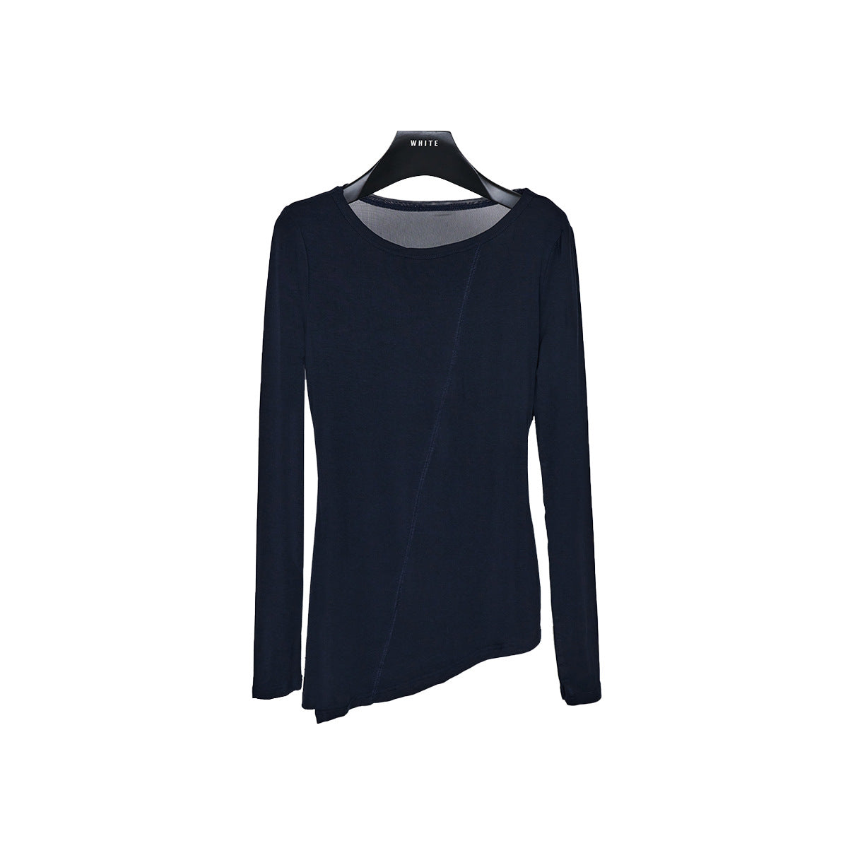 Guangzhou Thirteen Lines Women's UMA WHITE Stalls 2025 Cruise Spring New T-Shirt Women's Tencel Modal Top