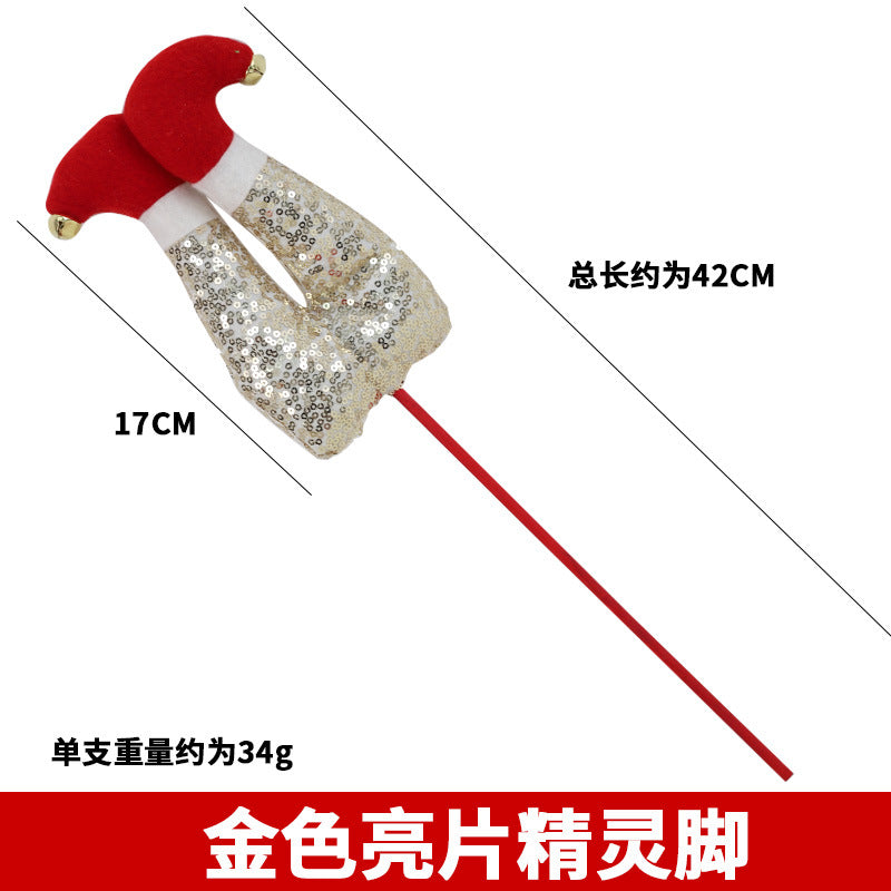 Christmas creative gifts bouquets, red shoes, vases, Christmas boots, sequins, fruit Nobe pine cuttings, holiday gifts