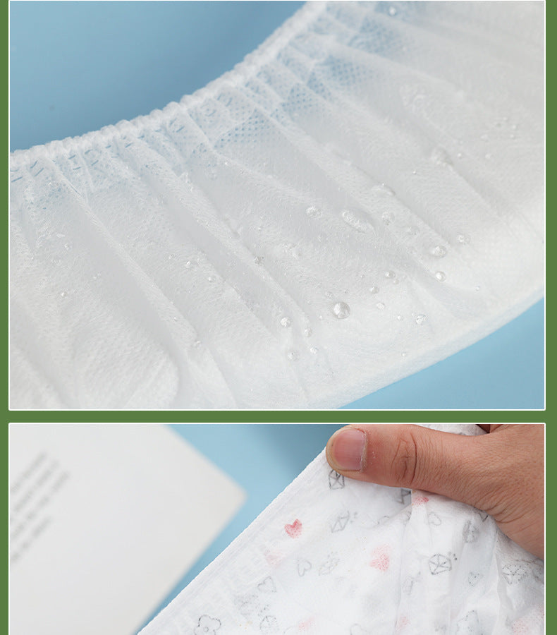 Thickened disposable toilet cover double-layer printed business trip travel hotel dirt-resistant toilet pad