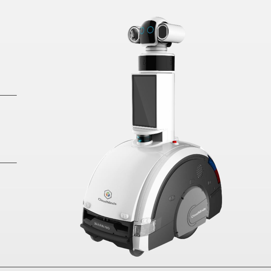 Cloud intelligent security patrol robot automatic patrol, all-weather unmanned security monitoring, face recognition