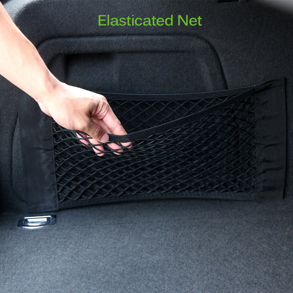 Car Trunk Storage Mesh Bag Back Rear Elastic