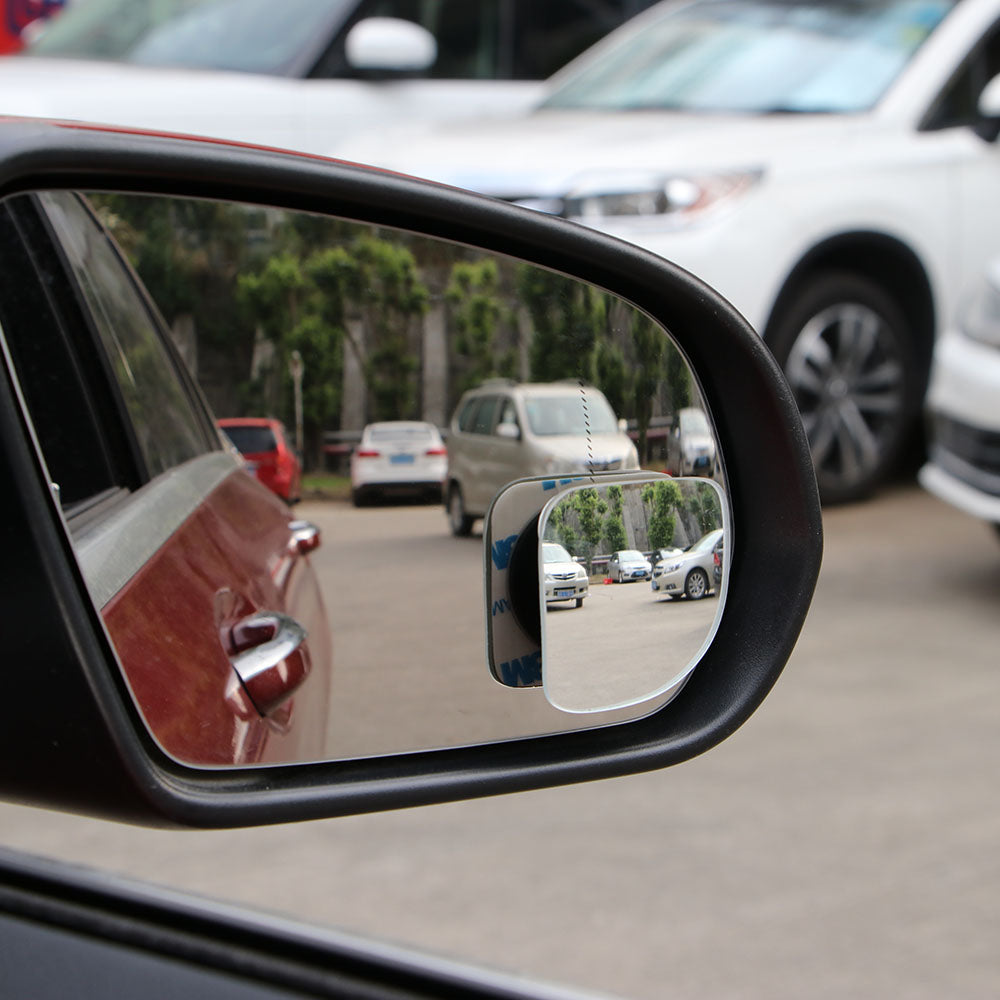 Car Blind Spot Mirror Wide Angle Mirror Adjustable