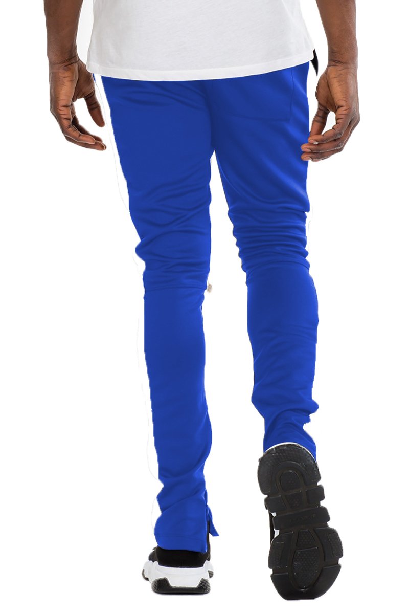 HOLIDAY TRACK PANTS- ROYAL/ WHITE