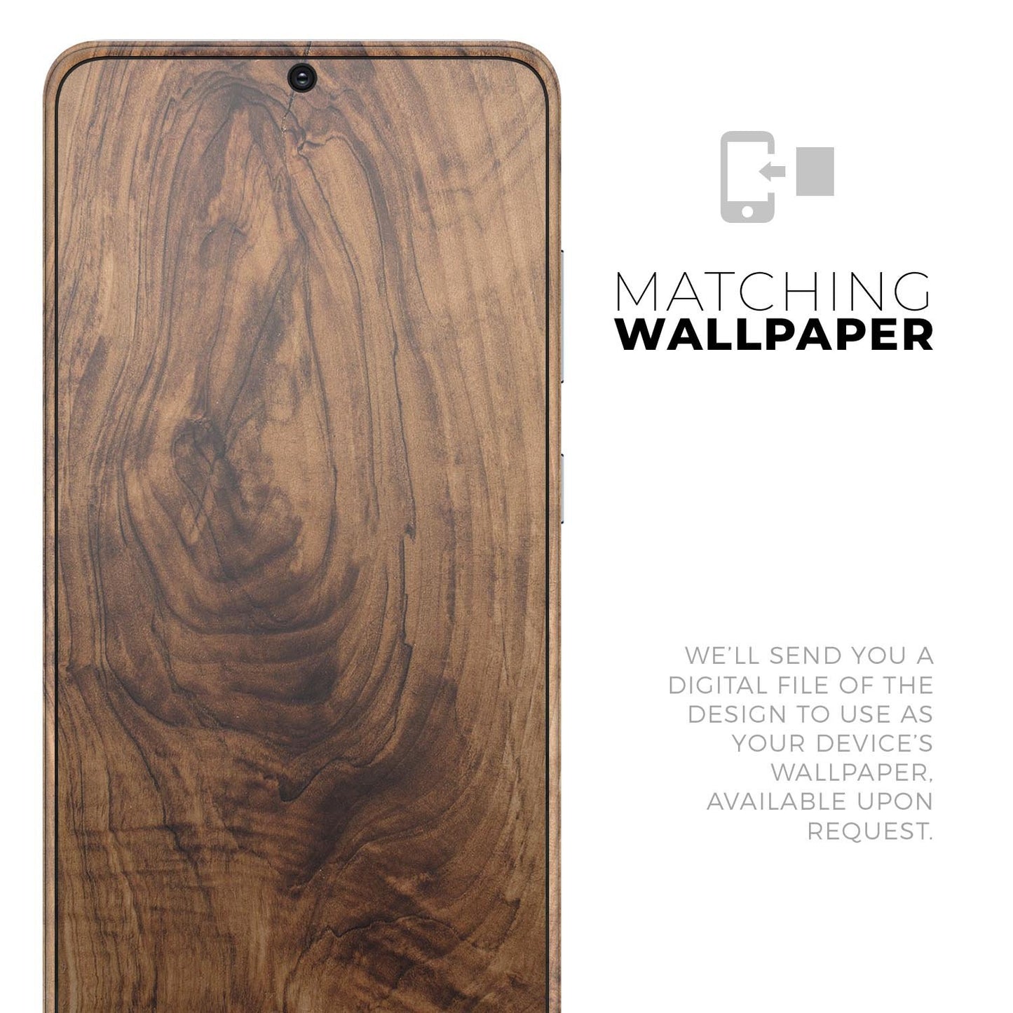 Raw Wood Planks V11 - Skin-Kit for the Samsung Galaxy S-Series S20,