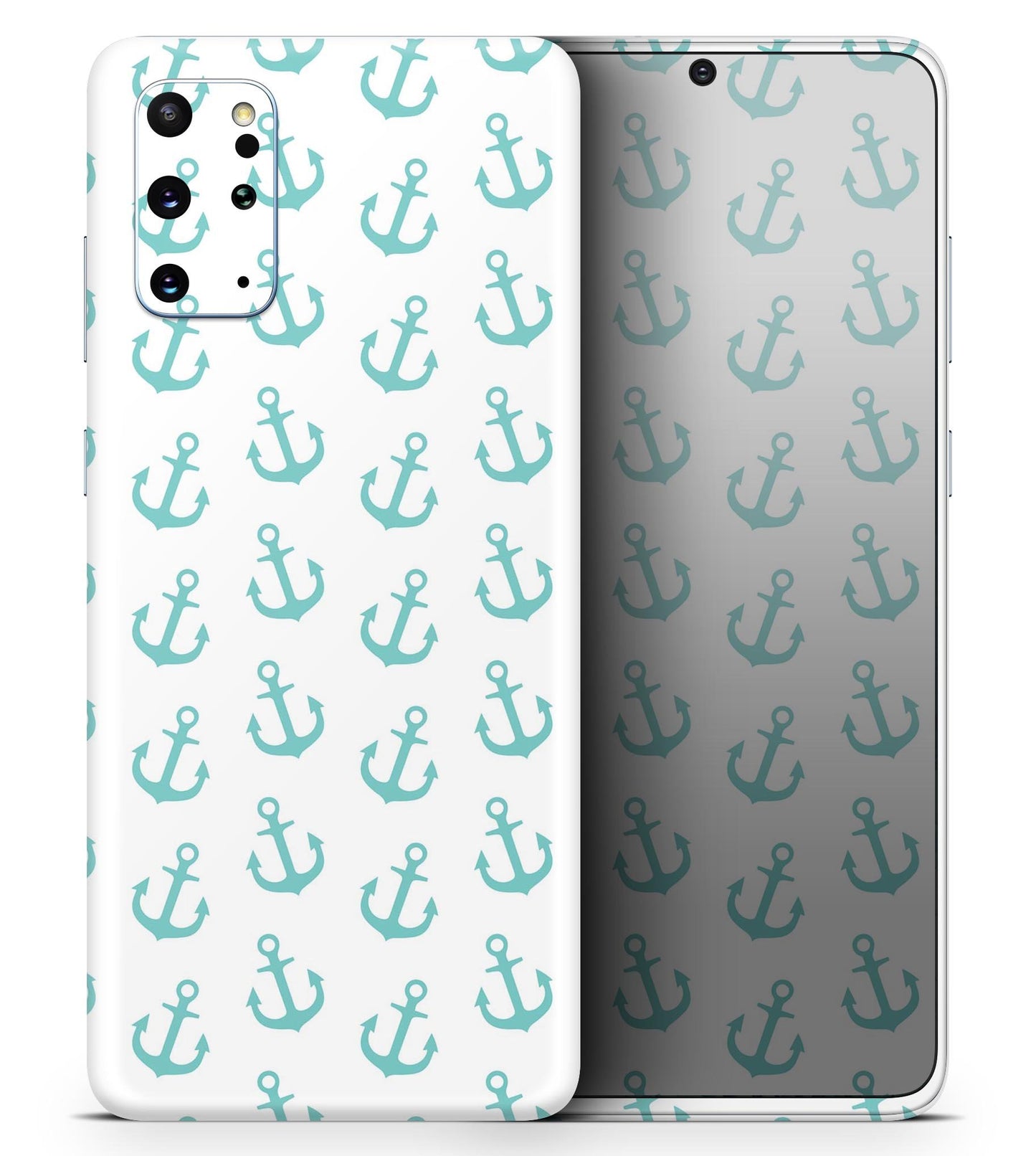 Teal Micro Anchors - Skin-Kit for the Samsung Galaxy S-Series S20, S20