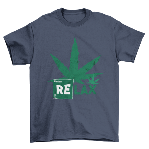 Relax Hemp Leaf T-shirt