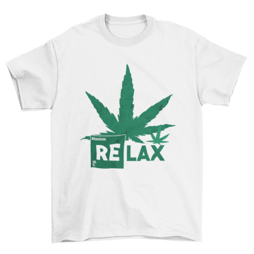 Relax Hemp Leaf T-shirt