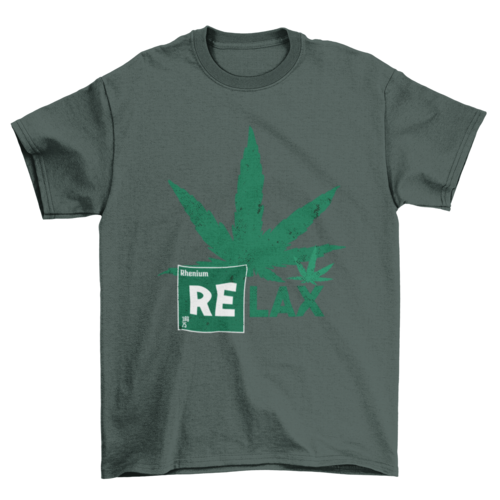 Relax Hemp Leaf T-shirt