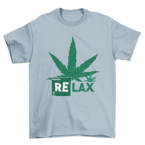 Relax Hemp Leaf T-shirt