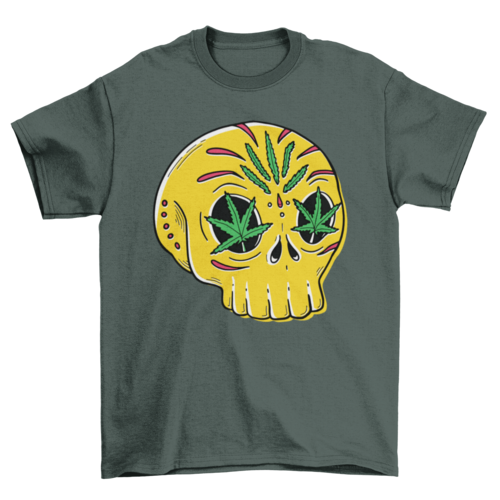 Skull weed t-shirt