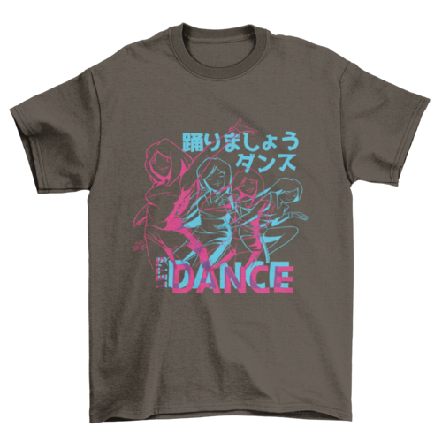 Anime dance t-shirt