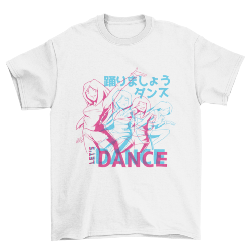 Anime dance t-shirt