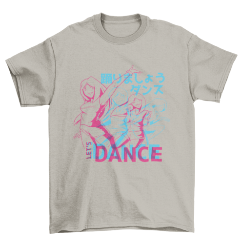 Anime dance t-shirt