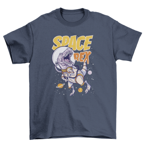 Space t-rex t-shirt