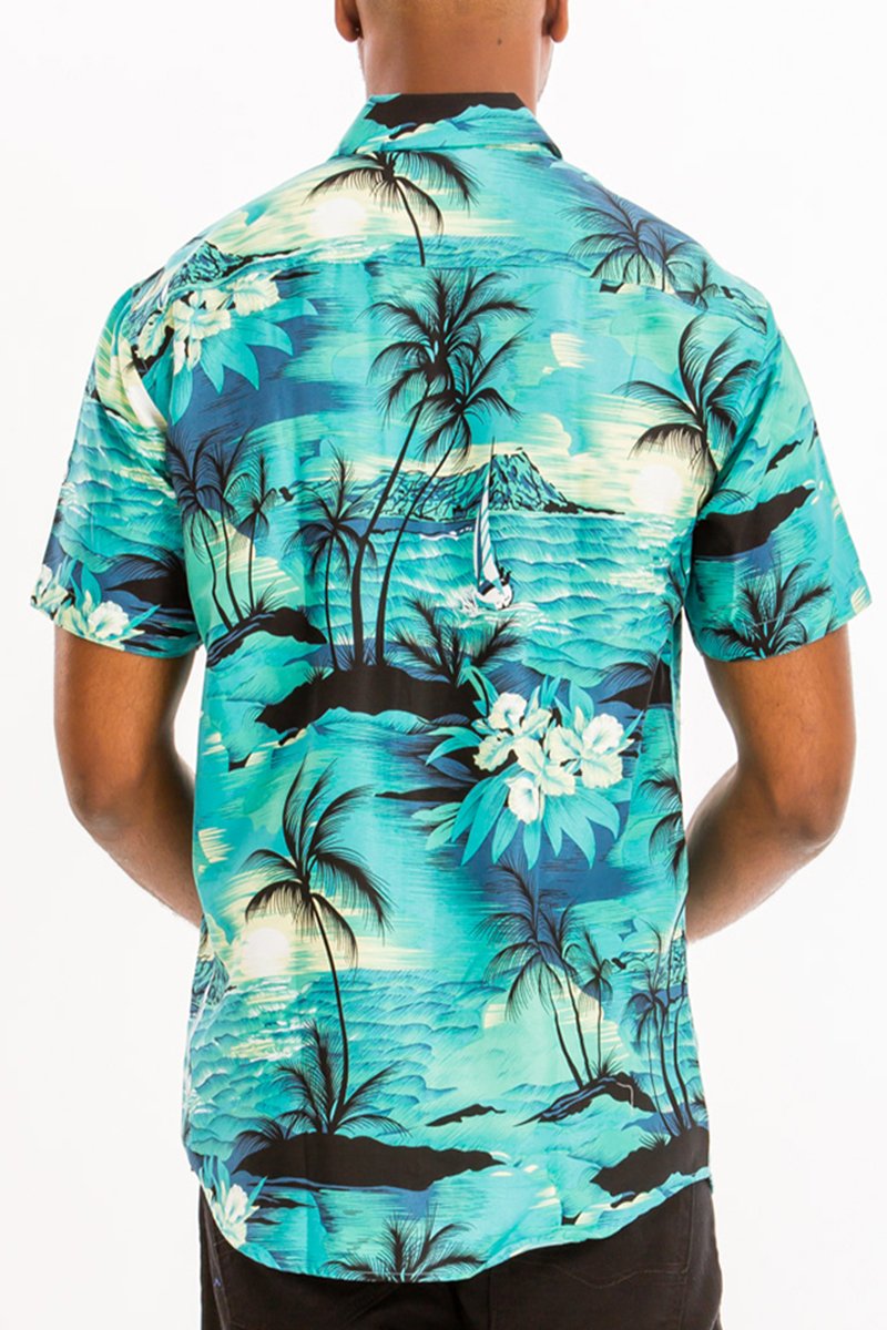 HAWAIIAN BUTTON DOWN SHIRT