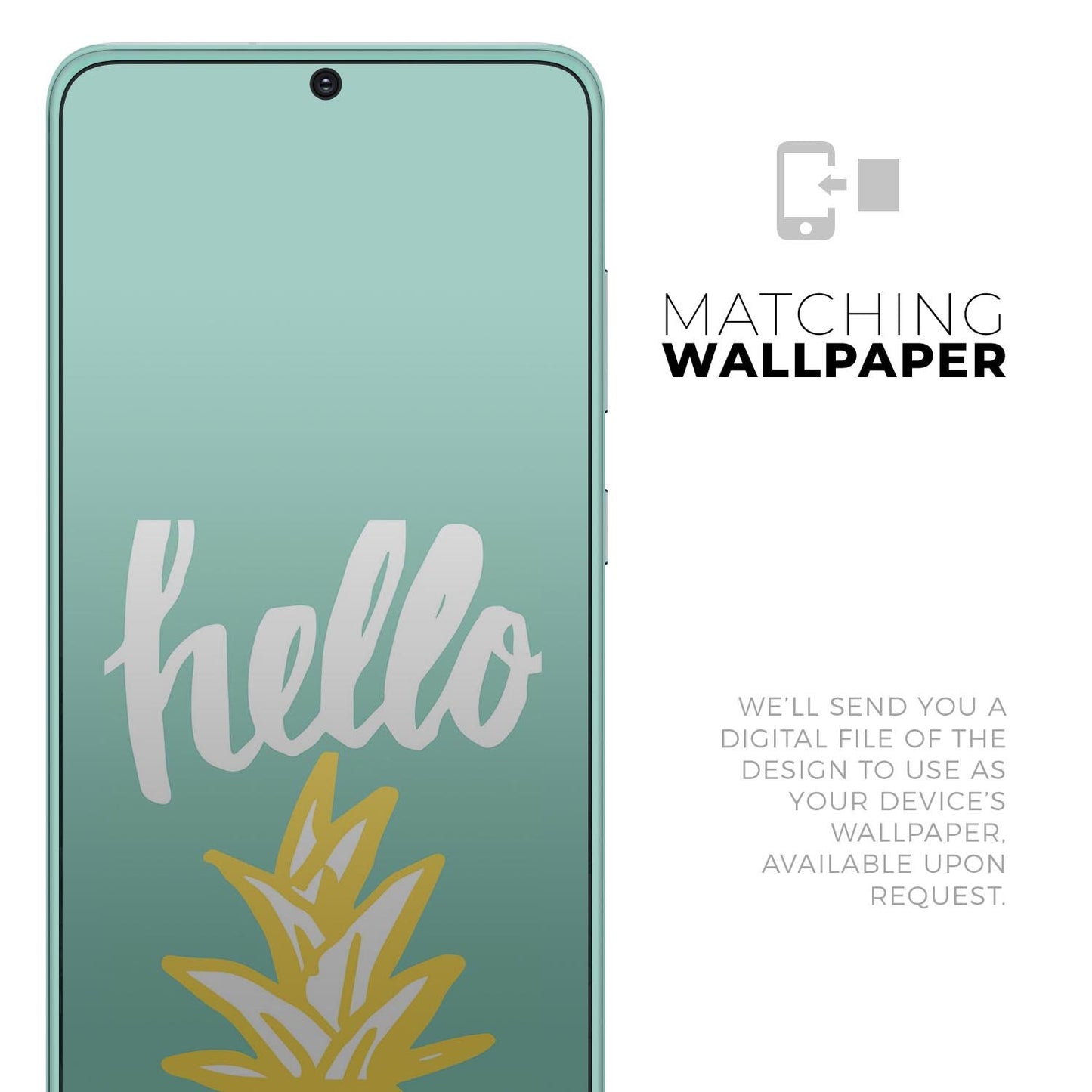 Well Hello Pineapple - Skin-Kit for the Samsung Galaxy S-Series S20,
