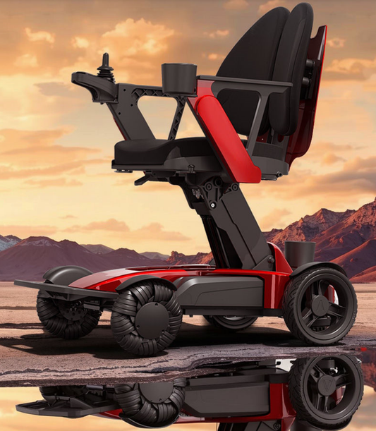 Cross-border drop shipping intelligent automatic folding household electric wheelchair car for the elderly electric vehicle disabled four-wheeled scooter