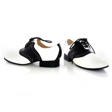 Ellie Shoes 212575 Saddle - Black-White Child Shoes - Black-White - X-