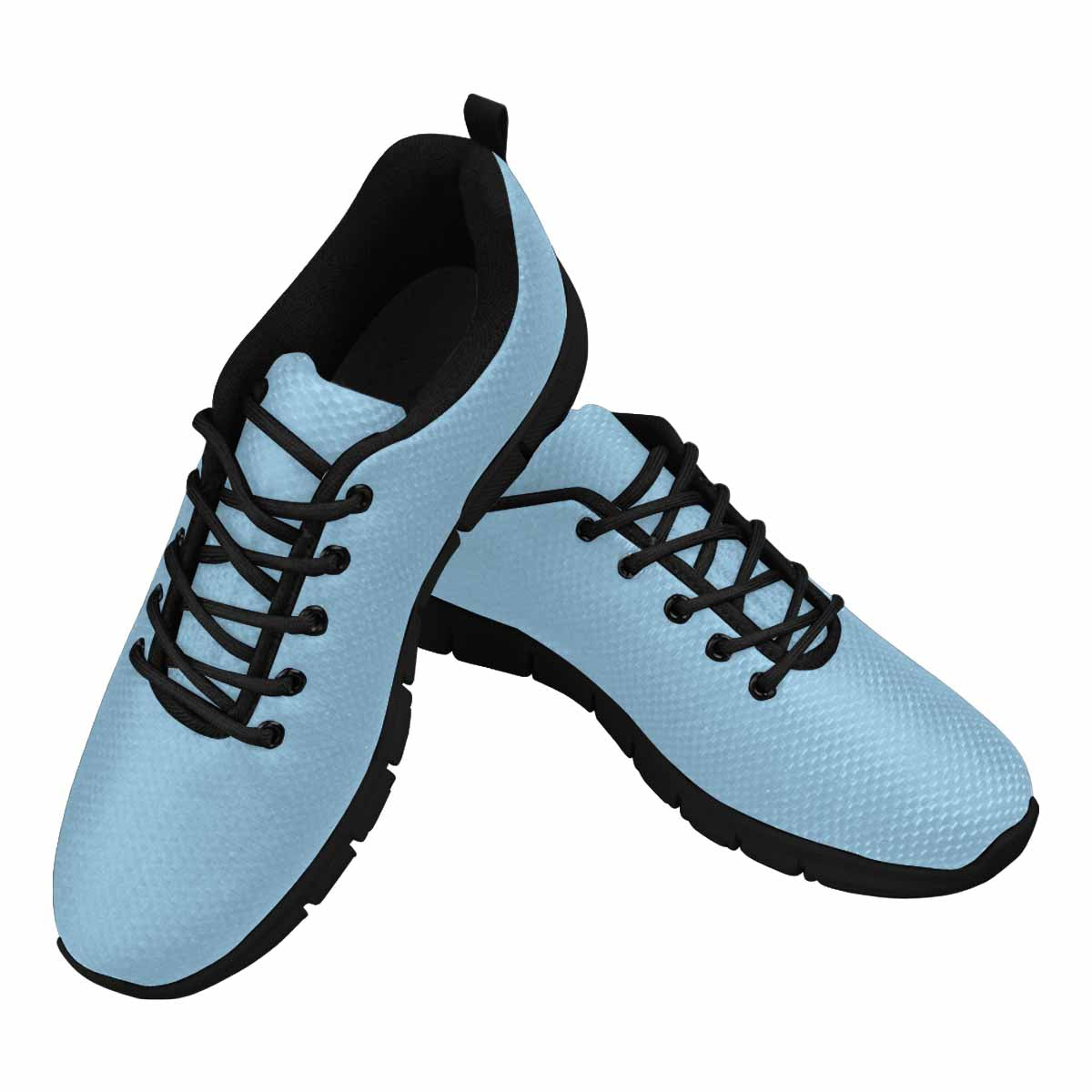 Sneakers For Men, Cornflower Blue - Canvas Mesh Athletic Running Shoes