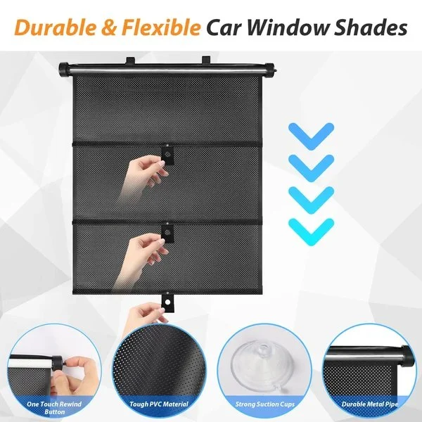 Retractable Window Roller Sunshade For Car/Room