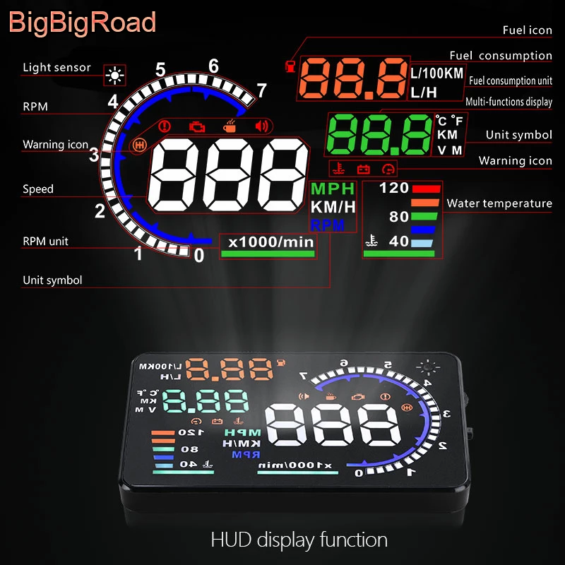 Car HUD Windscreen Projector For Jaguar S-Type Head Up Display