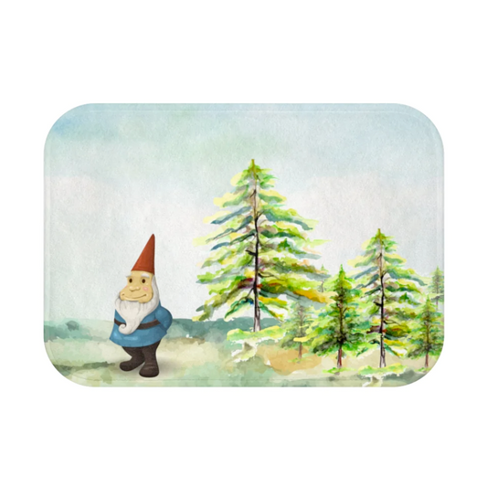 Magical Gnome in Forest Bath Mat Home Accents