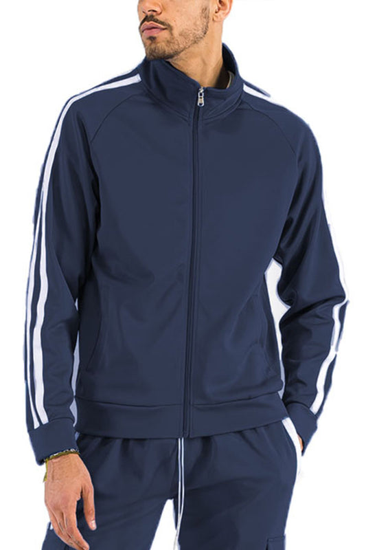 Two Stripe Zip Up Track Jacket