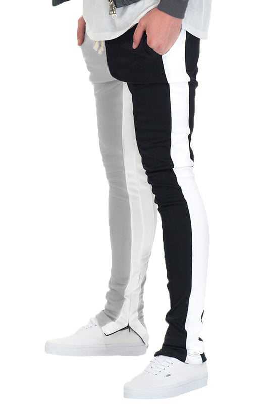 Split Two Tone Track Pants