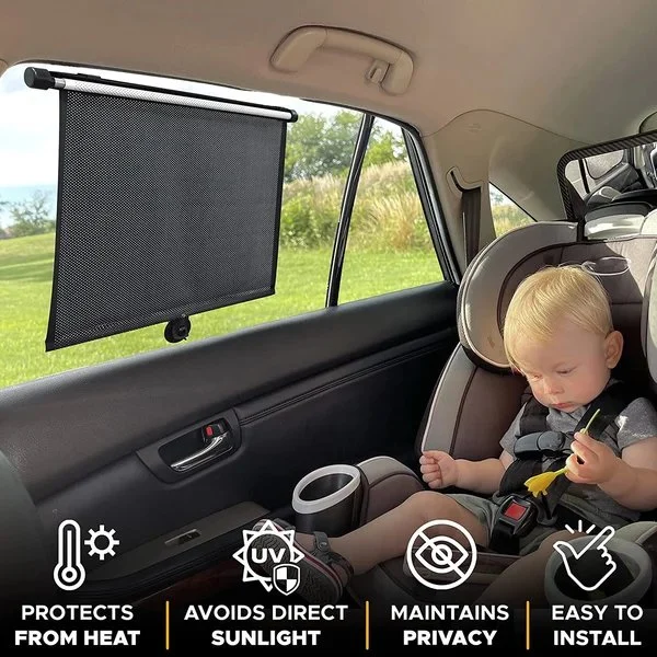 Retractable Window Roller Sunshade For Car/Room