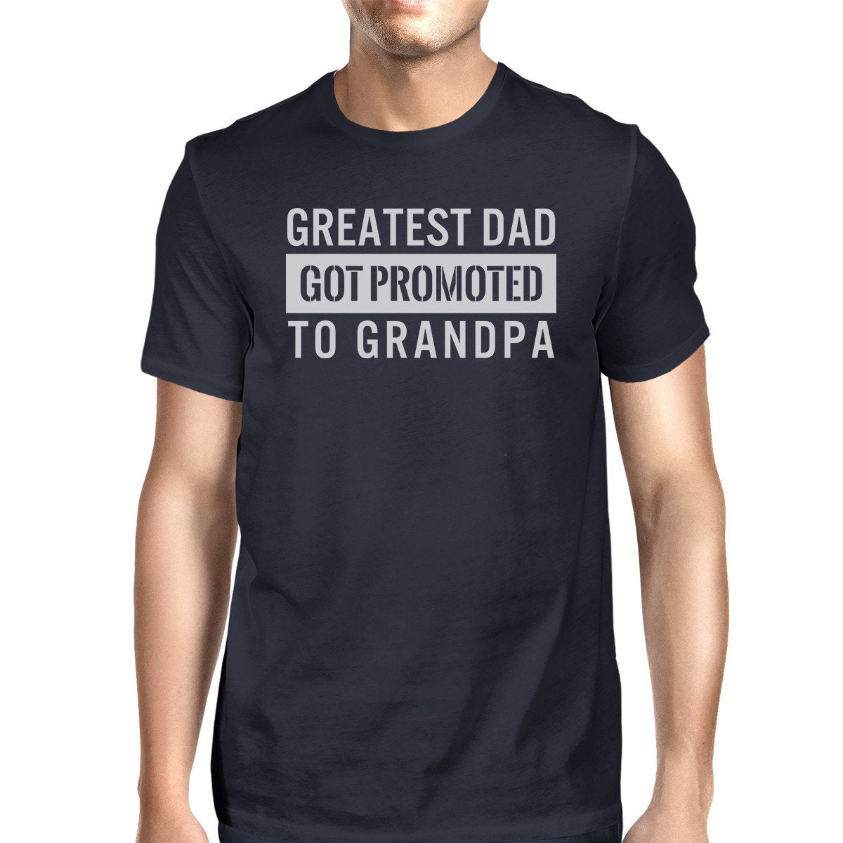 Got Promoted To Grandpa Men's Funny Graphic Shirt