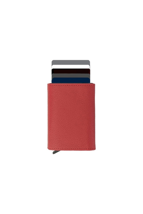 Agara  – PU Leather RFID Mechanism Card Holder/Wallet