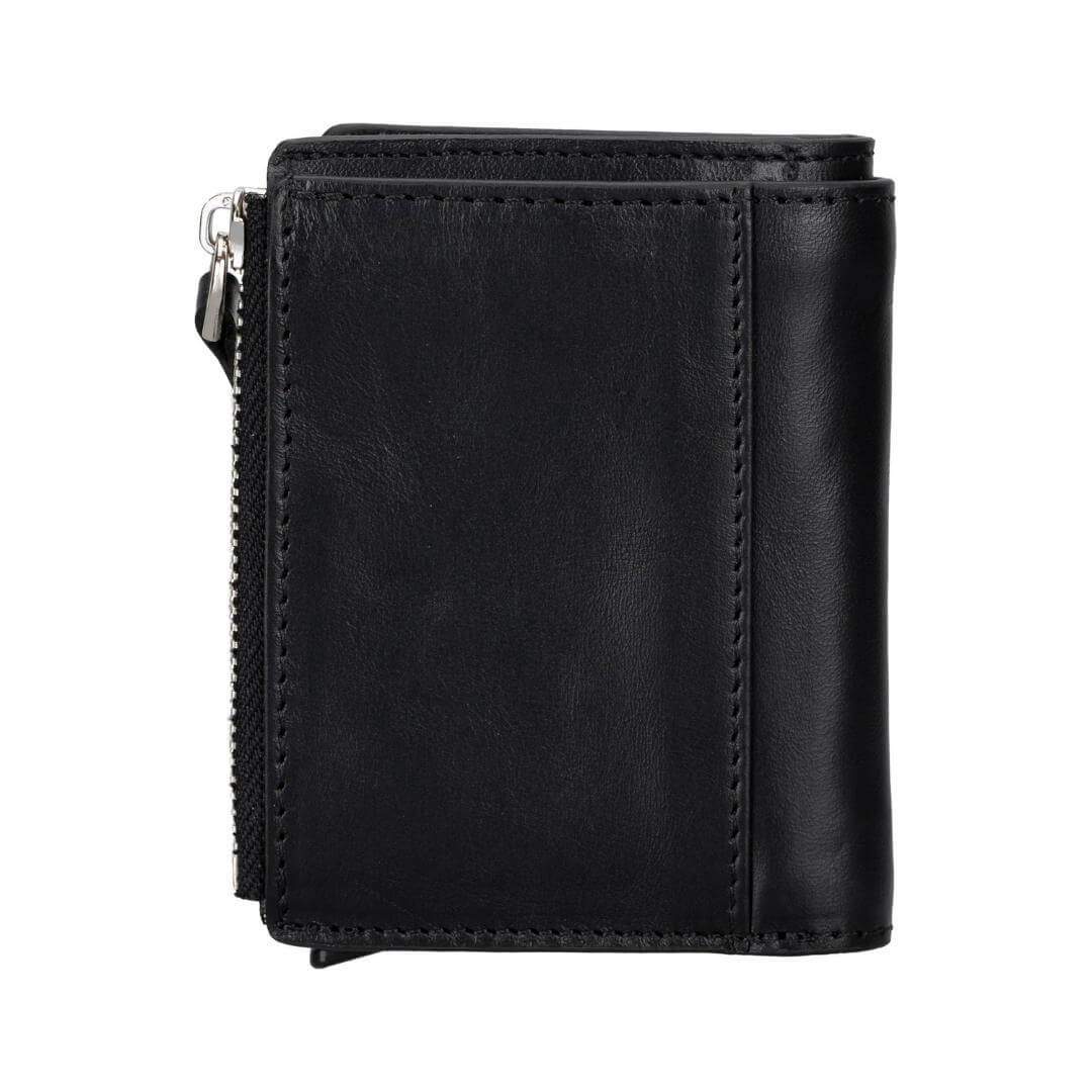 Glenrock Genuine Cowhide Leather Pop Up Card Holder Wallet