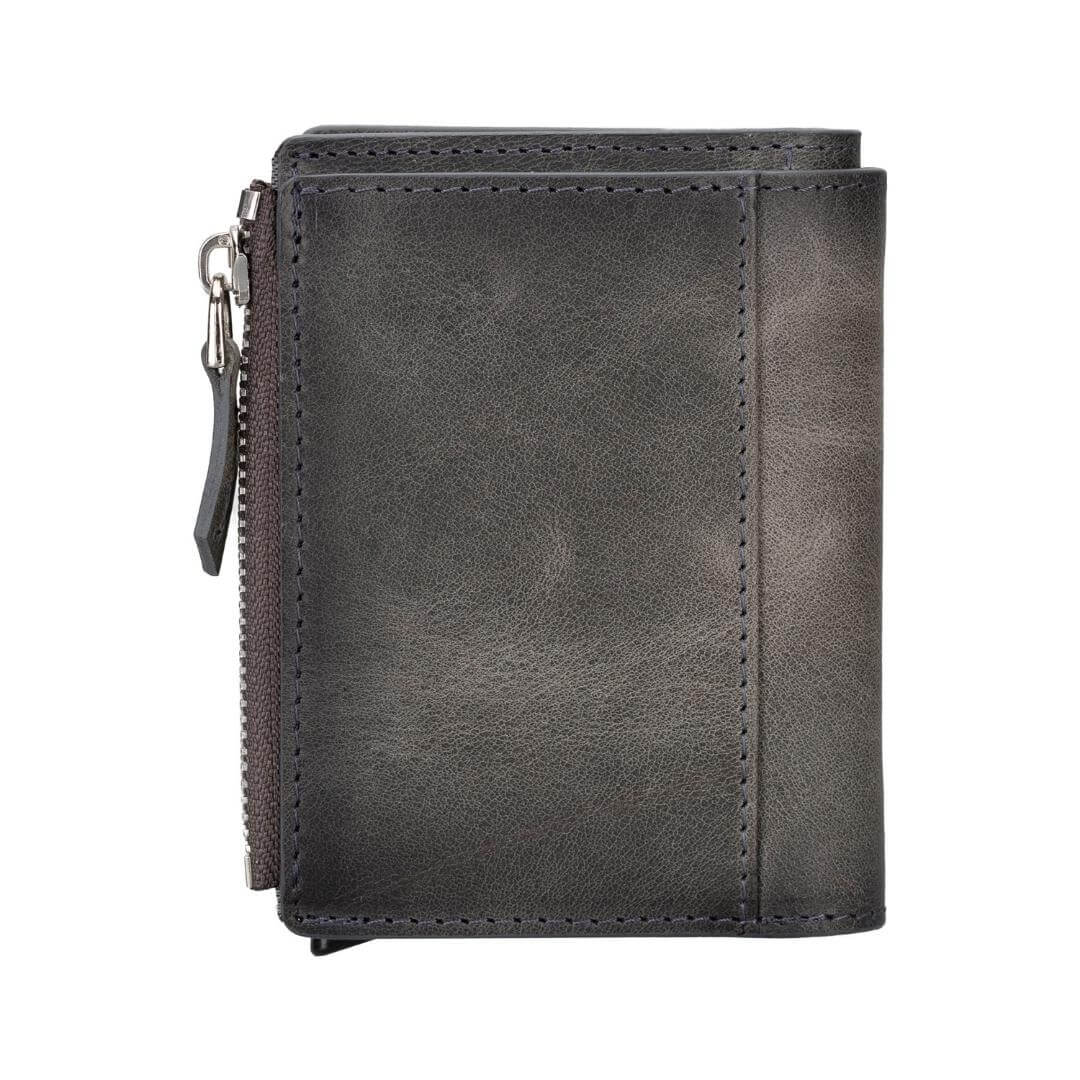 Glenrock Genuine Cowhide Leather Pop Up Card Holder Wallet