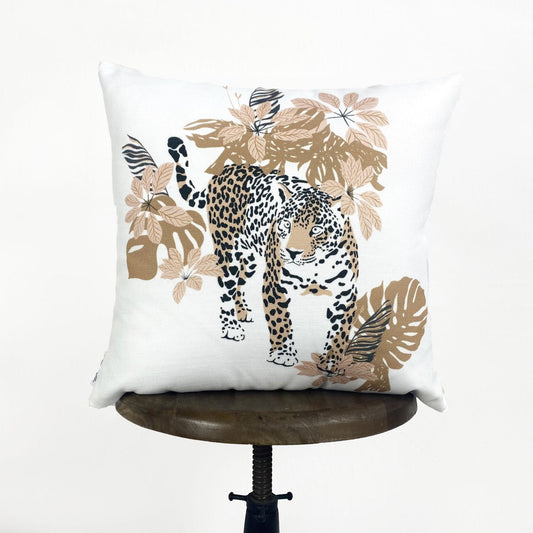 Leopard | Leopard Decor | Leopard Print | Leaves | Decorative Pillows