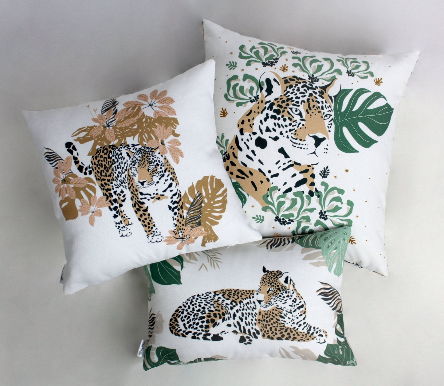 Leopard | Leopard Decor | Leopard Print | Leaves | Decorative Pillows