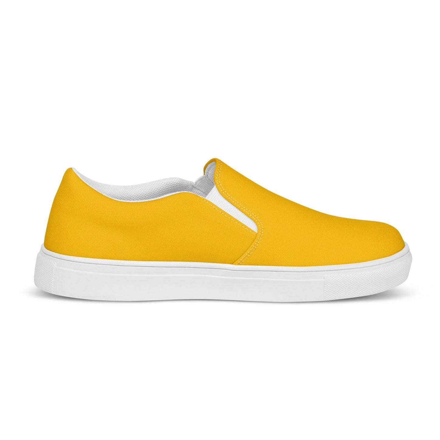 Mens Slip-on Canvas Shoes Amber Orange