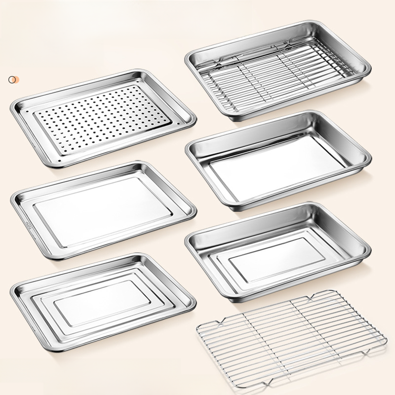 stainless steel square tray