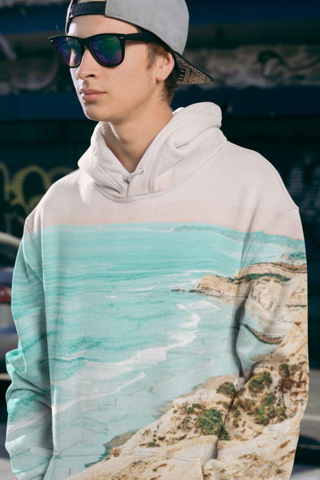 Curgydanth Men Sublimation Hoodie