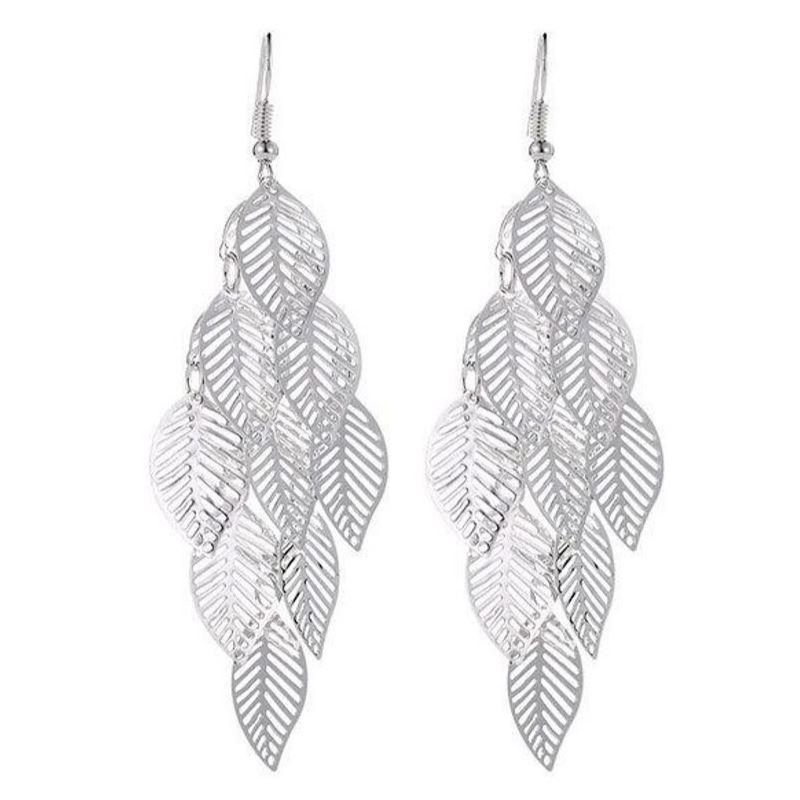 Dangling Leaf Earrings